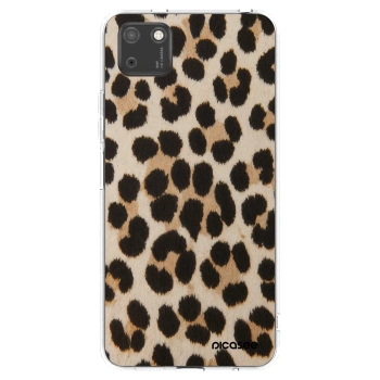 Picasee silikonový průhledný obal pro Huawei Y5P - Brown Tiger