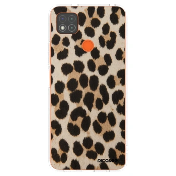 Picasee silikonový průhledný obal pro Xiaomi Redmi 9C - Brown Tiger