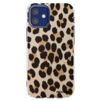 Picasee silikonový průhledný obal pro Apple iPhone 12 mini - Brown Tiger