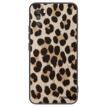 Picasee silikonový černý obal pro Xiaomi Poco M3 - Brown Tiger
