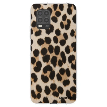 Picasee silikonový průhledný obal pro Xiaomi Mi 10 Lite - Brown Tiger