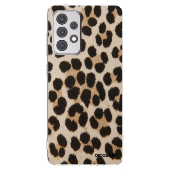 Picasee silikonový průhledný obal pro Samsung Galaxy A52 5G A525F - Brown Tiger