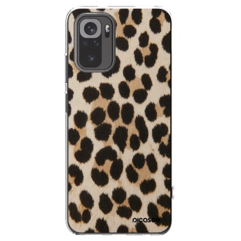 Picasee silikonový průhledný obal pro Xiaomi Redmi Note 10S - Brown Tiger