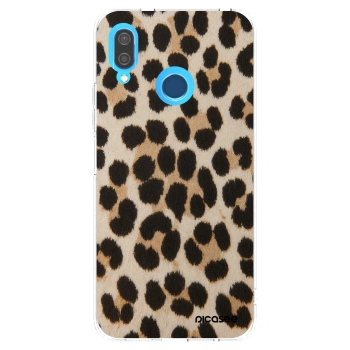 Picasee silikonový průhledný obal pro Huawei P20 Lite - Brown Tiger