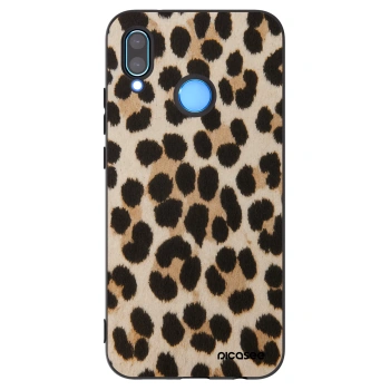 Picasee silikonový černý obal pro Huawei P20 Lite - Brown Tiger