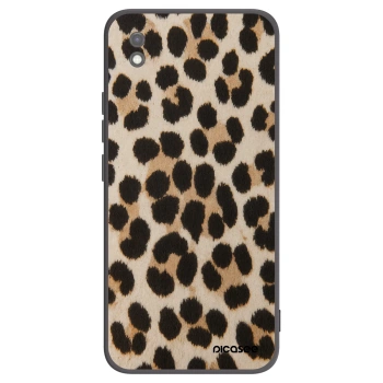 Picasee silikonový černý obal pro Xiaomi Redmi 9AT - Brown Tiger