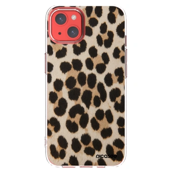 Picasee silikonový průhledný obal pro Apple iPhone 13 - Brown Tiger