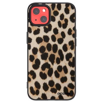 Picasee silikonový černý obal pro Apple iPhone 13 - Brown Tiger