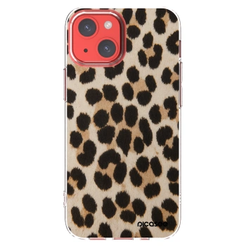 Picasee silikonový průhledný obal pro Apple iPhone 13 mini - Brown Tiger