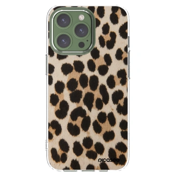 Picasee silikonový průhledný obal pro Apple iPhone 13 Pro - Brown Tiger