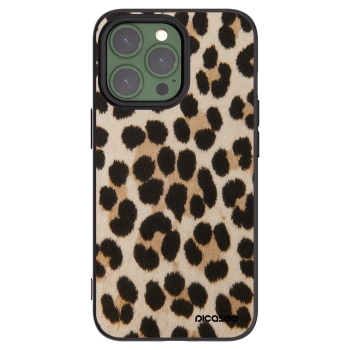 Picasee silikonový černý obal pro Apple iPhone 13 Pro - Brown Tiger