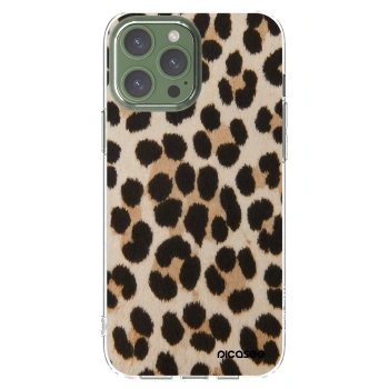 Picasee silikonový průhledný obal pro Apple iPhone 13 Pro Max - Brown Tiger