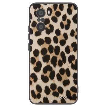 Picasee silikonový černý obal pro Xiaomi Poco F3 - Brown Tiger