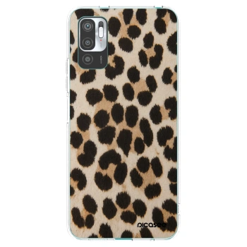 Picasee silikonový průhledný obal pro Xiaomi Redmi Note 10 5G - Brown Tiger