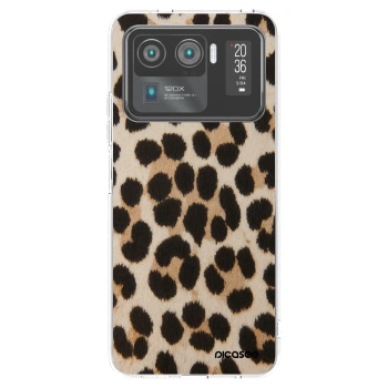 Picasee silikonový průhledný obal pro Xiaomi Mi 11 Ultra - Brown Tiger