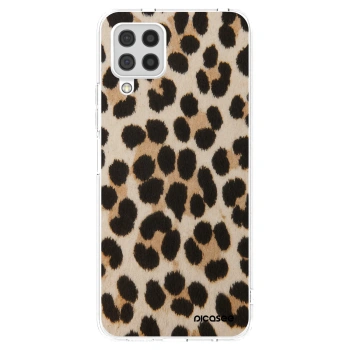Picasee silikonový průhledný obal pro Samsung Galaxy A22 A225F 4G - Brown Tiger