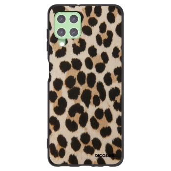 Picasee silikonový černý obal pro Samsung Galaxy A22 A225F 4G - Brown Tiger