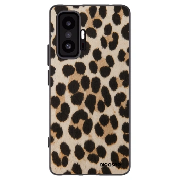 Picasee silikonový černý obal pro Xiaomi 11T Pro - Brown Tiger
