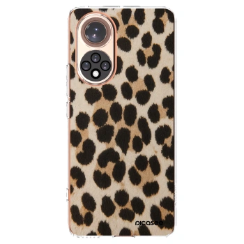 Picasee silikonový průhledný obal pro Honor 50 5G - Brown Tiger