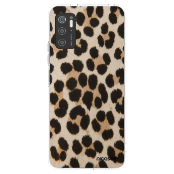 Picasee silikonový průhledný obal pro Xiaomi Poco M3 Pro 5G - Brown Tiger
