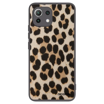 Picasee silikonový černý obal pro Xiaomi 11 Lite 5G NE - Brown Tiger