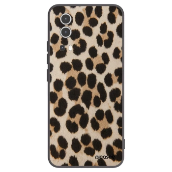 Picasee silikonový černý obal pro Vivo Y72 5G - Brown Tiger