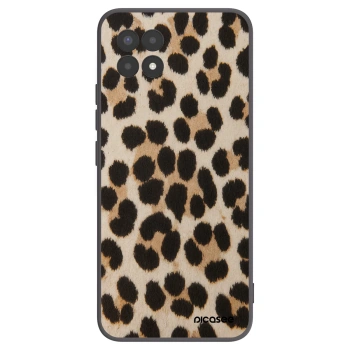 Picasee silikonový černý obal pro Realme 8i - Brown Tiger