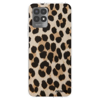 Picasee silikonový průhledný obal pro Realme 8i - Brown Tiger