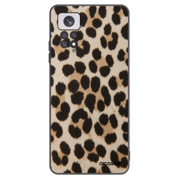 Picasee silikonový černý obal pro Xiaomi Redmi Note 11 - Brown Tiger