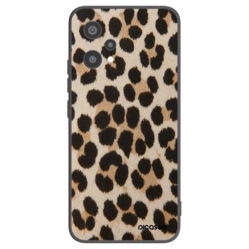 Picasee silikonový černý obal pro Realme 9 Pro 5G - Brown Tiger