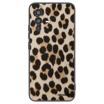Picasee silikonový černý obal pro Vivo V23 5G - Brown Tiger