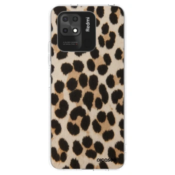Picasee silikonový průhledný obal pro Xiaomi Redmi 10C - Brown Tiger
