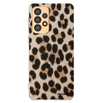 Picasee silikonový průhledný obal pro Samsung Galaxy A33 5G A336 - Brown Tiger