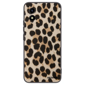 Picasee silikonový černý obal pro Vivo Y01 - Brown Tiger