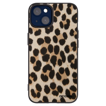 Picasee silikonový černý obal pro Apple iPhone 14 - Brown Tiger