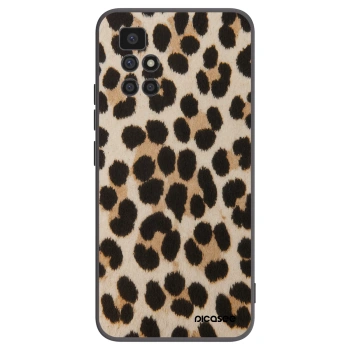 Picasee silikonový černý obal pro Xiaomi Redmi 10 (2022) - Brown Tiger