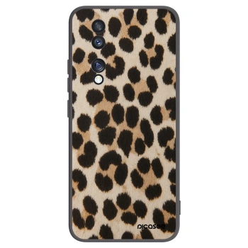 Picasee silikonový černý obal pro Honor 70 - Brown Tiger
