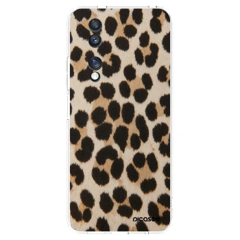 Picasee silikonový průhledný obal pro Honor 70 - Brown Tiger