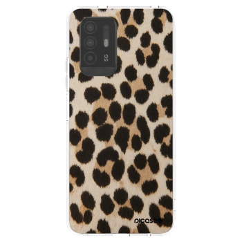 Picasee silikonový průhledný obal pro OPPO A94 5G - Brown Tiger