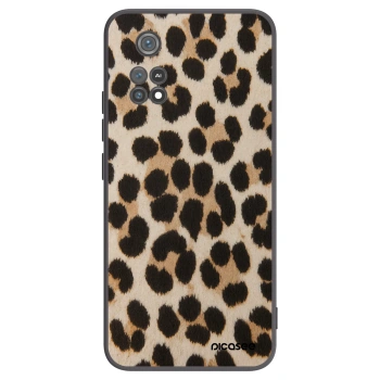 Picasee silikonový černý obal pro Xiaomi Poco M4 Pro - Brown Tiger