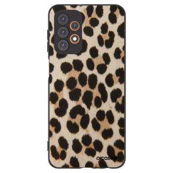 Picasee silikonový černý obal pro Samsung Galaxy A23 A235F 4G - Brown Tiger