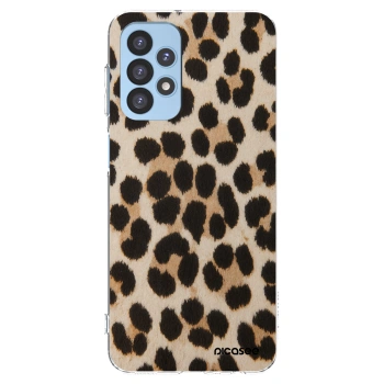 Picasee silikonový průhledný obal pro Samsung Galaxy A23 A235F 4G - Brown Tiger