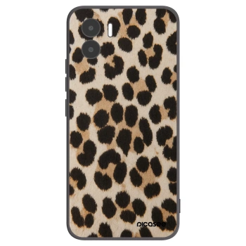 Picasee silikonový černý obal pro Xiaomi Redmi A1 - Brown Tiger