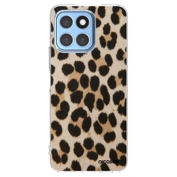 Picasee silikonový průhledný obal pro Honor X6 - Brown Tiger