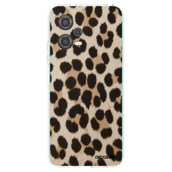 Picasee silikonový průhledný obal pro Xiaomi Poco X5 - Brown Tiger
