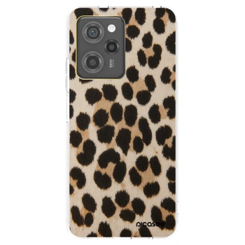 Picasee silikonový průhledný obal pro Xiaomi Poco X5 Pro - Brown Tiger