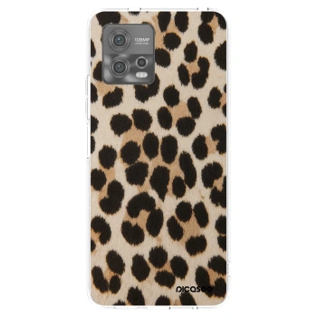 Picasee silikonový průhledný obal pro Motorola Moto G72 - Brown Tiger