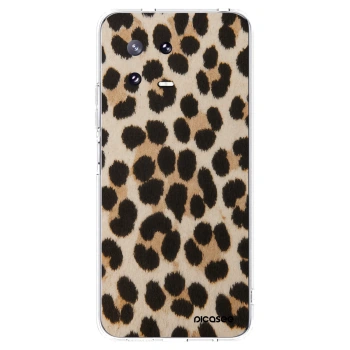 Picasee silikonový průhledný obal pro Xiaomi 13 Pro - Brown Tiger
