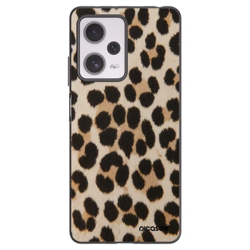 Picasee silikonový černý obal pro Xiaomi Redmi Note 12 Pro+ 5G - Brown Tiger