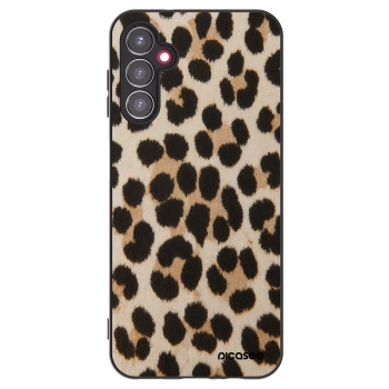 Picasee silikonový černý obal pro Samsung Galaxy A14 4G A145R - Brown Tiger